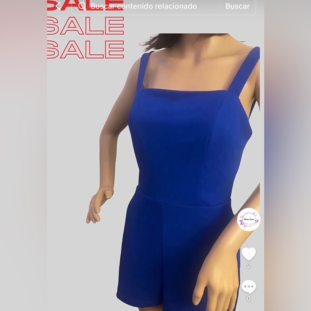 Blue romper